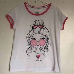 bebe Girls 10/12 Pajama Set